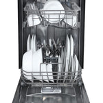 EdgeStar 18-in Front Control Built-in Dishwasher ( Black ) 52-Decibel