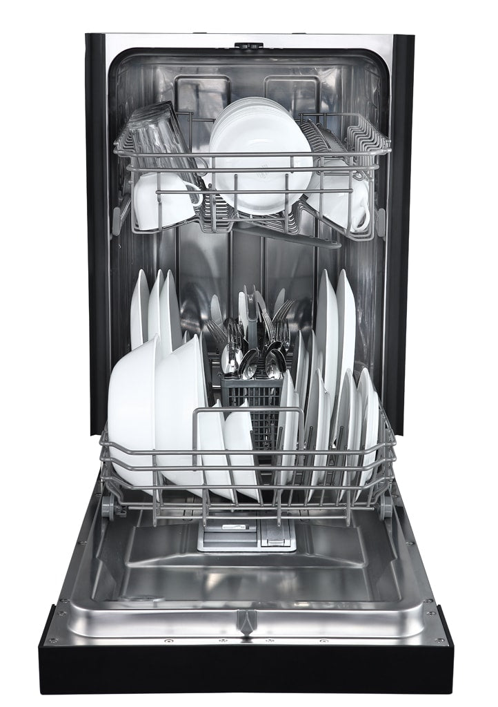 EdgeStar 18-in Front Control Built-in Dishwasher ( Black ) 52-Decibel
