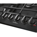 Bosch 800 Series 36-in 5 Burners Black Gas Cooktop