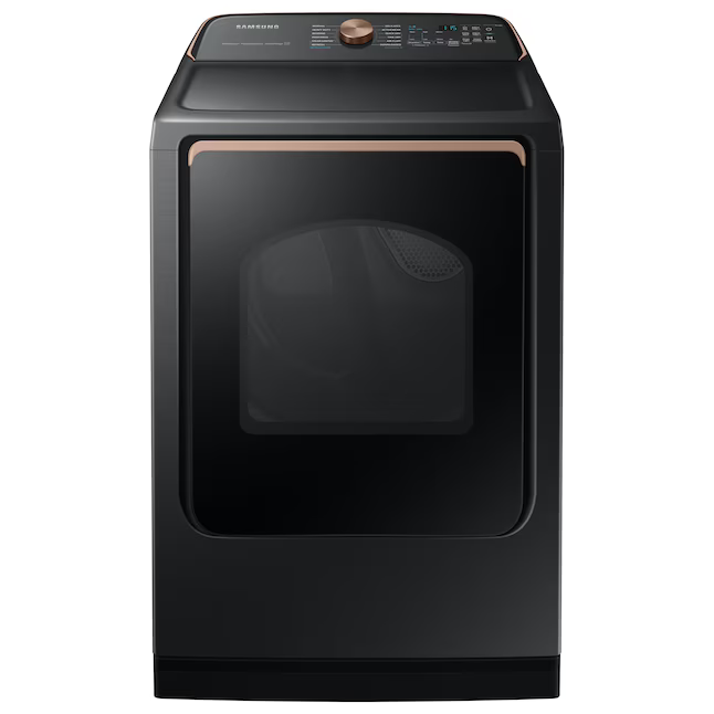 Samsung 7.4-cu ft Steam Cycle Vented Electric Dryer (Brushed Black) ENERGY STAR