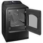 Samsung 7.4 cu. ft. Smart Electric Dryer with Steam Sanitize+ in Brushed Black, DVE52A5500V/A3, Retail: $1,049.00, Final Price: $499.00 + Tax