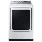 Samsung 7.4 cu. ft. Smart Electric Dryer with Steam Sanitize+ in White, DVE52A5500W/A3, Retail: $949.00, Final Price: $499.00 + Tax