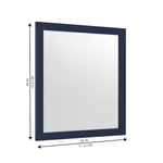 Alpine Reserve Brookview 28-in x 30-in Royal Navy Bathroom Vanity Mirror, 1789MR-28-323, FINAL PRICE: $49.99 + Tax