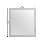 Alpine Reserve Watson 28-in x 30-in Pebble Oak Bathroom Vanity Mirror, 1954MR-28-291, FINAL PRICE: $49.99 + Tax