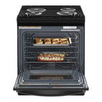Whirlpool 30-in 4 burners 4.8-cu ft Slide-In Electric Range in Black, WEC310S0LB/3 *JR2508, Retail: $1,399.00, FINAL PRICE: $799.99 + TAX