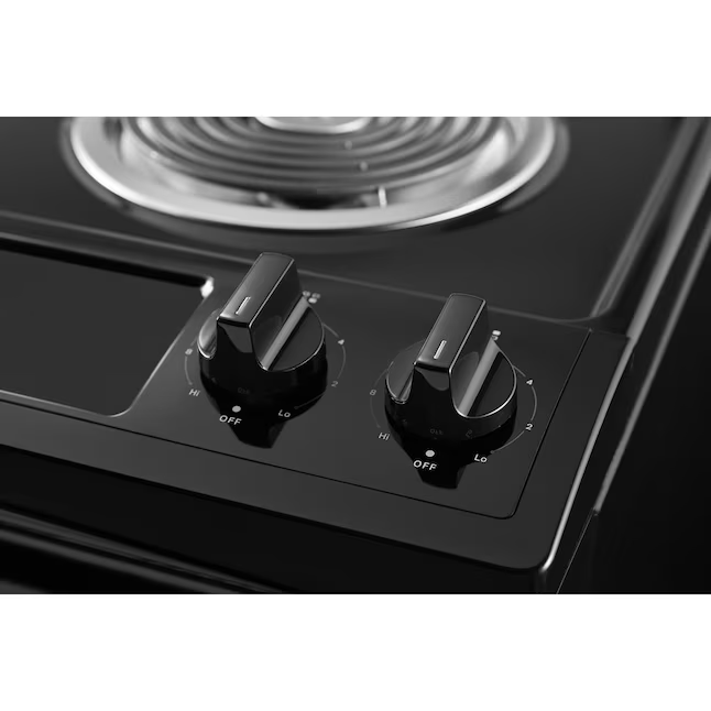 Whirlpool 30-in 4 burners 4.8-cu ft Slide-In Electric Range in Black, WEC310S0LB/3 *JR2508, Retail: $1,399.00, FINAL PRICE: $799.99 + TAX