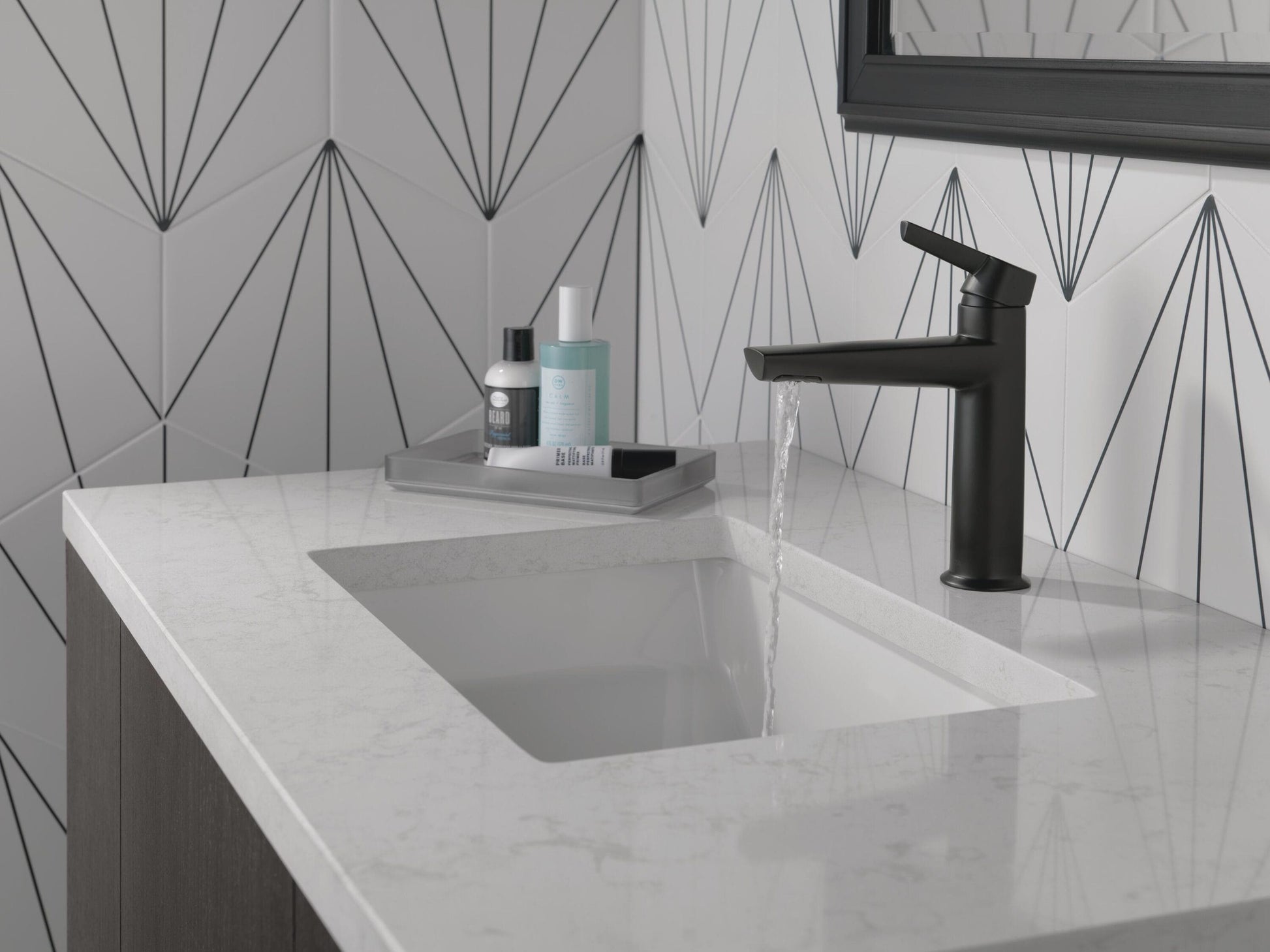 Delta Galeon Single Handle Bathroom Faucet in Matte Black, 571-BLMPU-DST, MRSP: $599, FINAL PRICE: $ + TAX