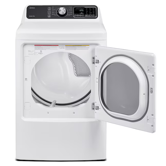 Midea 7.5-cu ft Electric Dryer (White), MLE45N3BWW, MSRP: $749.00, Final Price: $599.00 + Tax