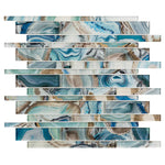 **PER PC** Serenity Cove 12x12 Mosaic, LW210618004, 11pcs, 10.33sf, 25lbs, FINAL PRICE: $4.99/pc, $54.89/ Box