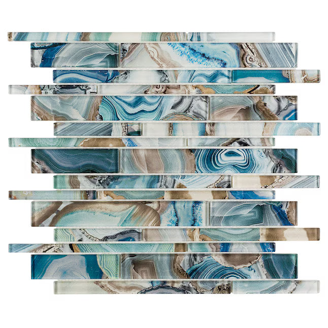 **PER PC** Serenity Cove 12x12 Mosaic, LW210618004, 11pcs, 10.33sf, 25lbs, FINAL PRICE: $4.99/pc, $54.89/ Box