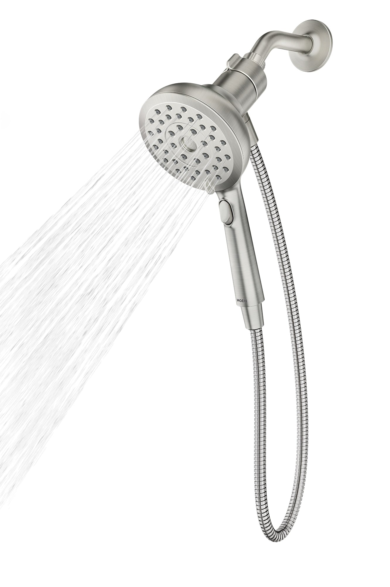 Moen Verso 8.0 -Spray Spot Resist Brushed Nickel Handheld Shower Head 1.75 GPM, RETAIL: $64.98, FINAL PRICE: $39.99 + TAX