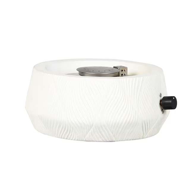 Origin 21 10.8-in W 10000-BTU White Portable Tabletop Composite Propane Gas Fire Pit, 52291  #4083928  *JR2401, MSRP: $99.00, Final Price: $59.00 + Tax