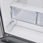 Samsung Bespoke AI Standard-Depth 22-cu ft 30-in Wide French Door Refrigerator with Ice Maker ( Fingerprint Resistant Stainless Steel ) ENERGY STAR Certified