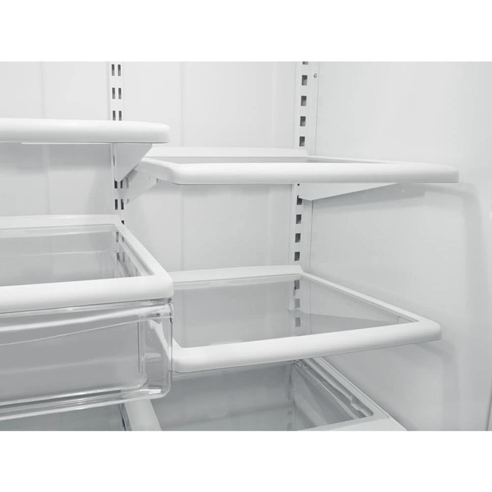 Whirlpool 18.7-cu ft Standard-Depth 30-in Wide Bottom-Freezer Refrigerator with Ice Maker ( Black ) ENERGY STAR Certified