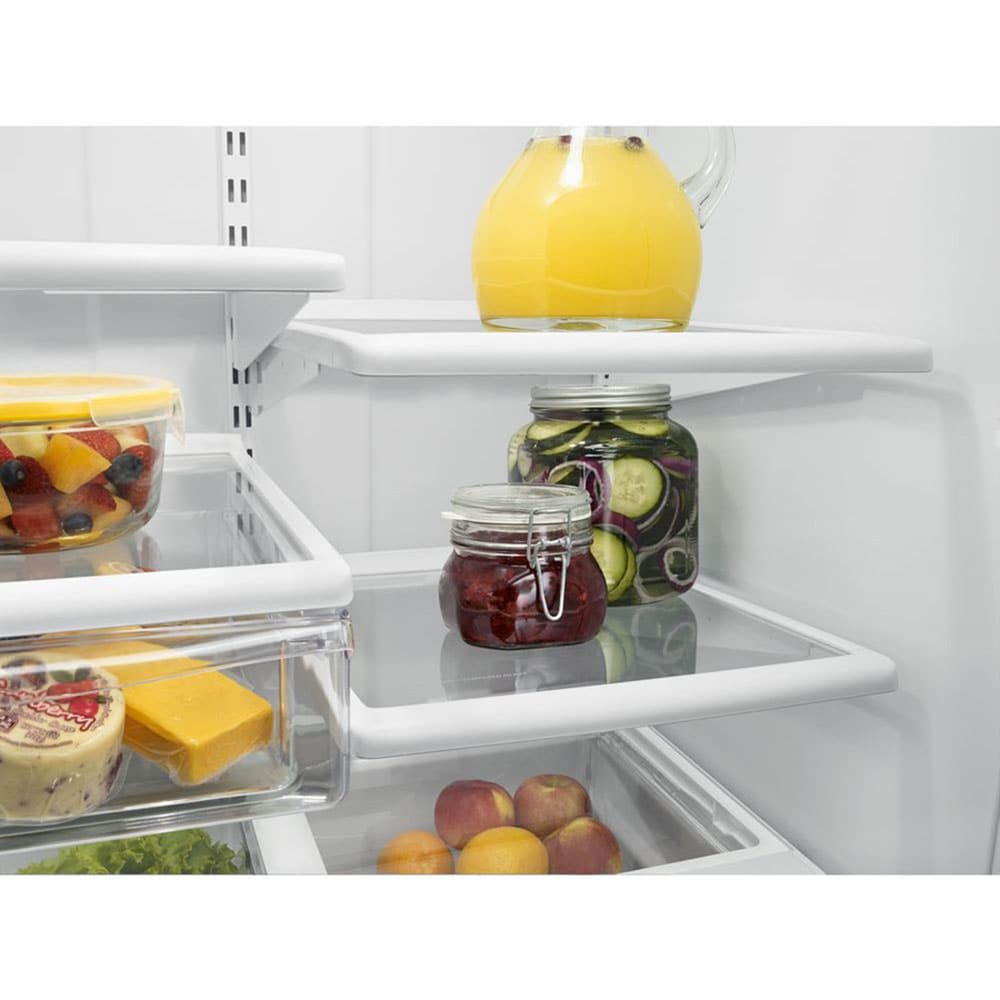 Whirlpool 18.7-cu ft Standard-Depth 30-in Wide Bottom-Freezer Refrigerator with Ice Maker ( Black ) ENERGY STAR Certified
