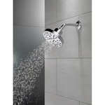 Delta Lumicoat Stainless 6-in Round Fixed Rain 1.75-GPM (6.6-LPM), 52668-SS-PR *HD2410, Retail: $240.20, FINAL PRICE: $119.99 + TAX