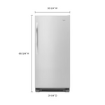 WHIRLPOOL SideKick 17.7-cu ft Freezerless Refrigerator (Monochromatic Stainless Steel)