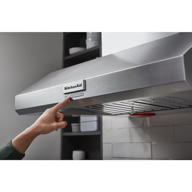 KitchenAid 36-in Ducted 1170-CFM Stainless Steel Wall-Mounted Range Hood, KVWC956KSS *JR2509, Retail: $2,419.00, FINAL PRICE: $1,199.99 + TAX