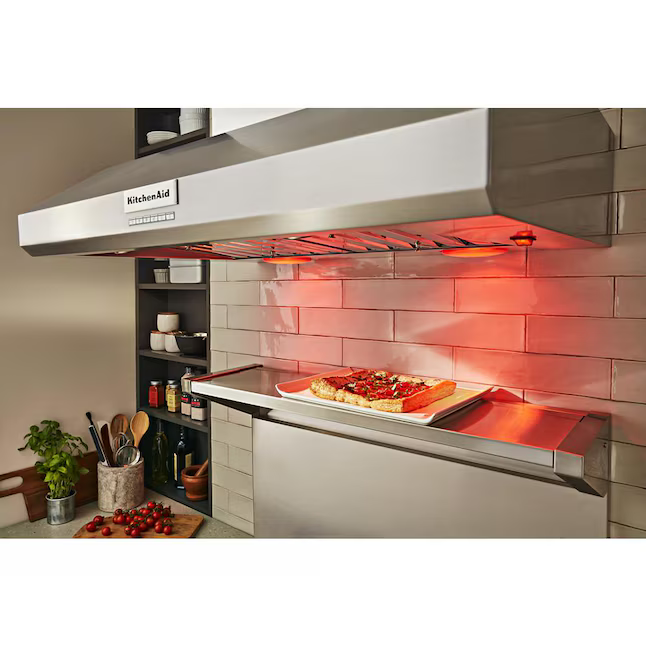 KitchenAid 36-in Ducted 1170-CFM Stainless Steel Wall-Mounted Range Hood, KVWC956KSS *JR2509, Retail: $2,419.00, FINAL PRICE: $1,199.99 + TAX