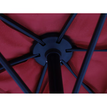 Style Selections 7.5-Feet Steel Red Push-Button Tilt Market Patio Umbrella, UCS181A-RD  #4097301 *JR2509, Retail: $59.00, FINAL PRICE: $37.99 + TAX
