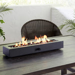 Alpine Reserve 28-in W 40000 Maximum BTUs Steel Rectangle Portable Liquid propane Fire pit