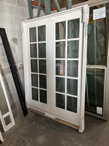 Jeldwen Interior Double Prehung Door with Grid 56x80 ,*HD2501 #7