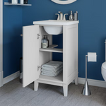 Alpine Reserve Alcova 18-in Gray Undermount Single sink Bathroom Vanity with White Ceramic Top, LWSK18VG, 4082291, MSRP: $454.00, FINAL PRICE: $269.99 + TAX