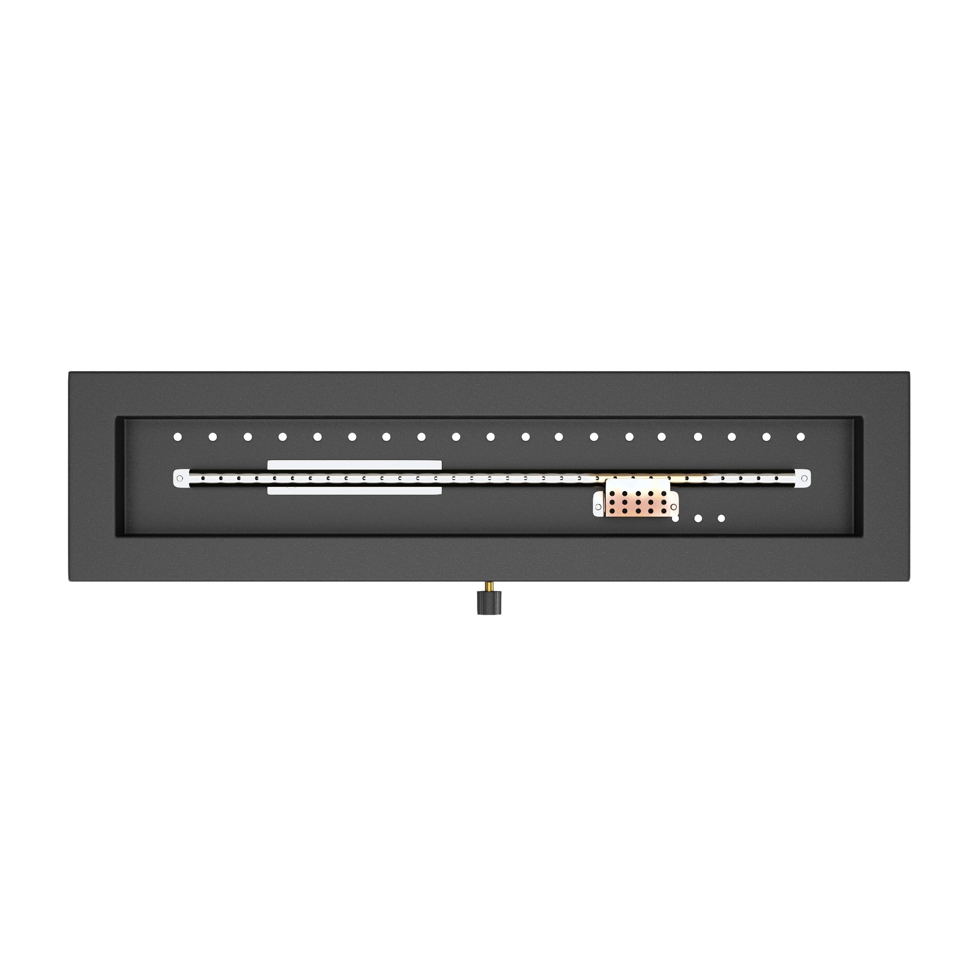 Alpine Reserve 28-in W 40000 Maximum BTUs Steel Rectangle Portable Liquid propane Fire pit