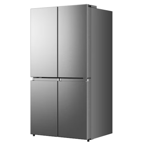 Hisense Counter-Depth 21.6-cu ft 4-Door French Door Refrigerator with Ice Maker (Stainless Look), CLEARANCED
