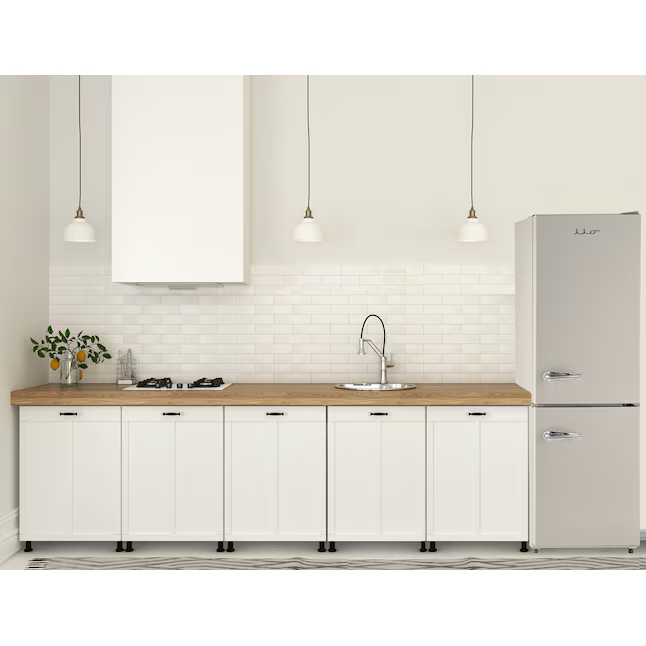 iio Retro-Mod RM1 11-cu ft Standard-Depth Bottom-Freezer Refrigerator in White, ALBR1372WW-R *JR2509, Retail: $1,599.00, FINAL PRICE: $999.99 + TAX