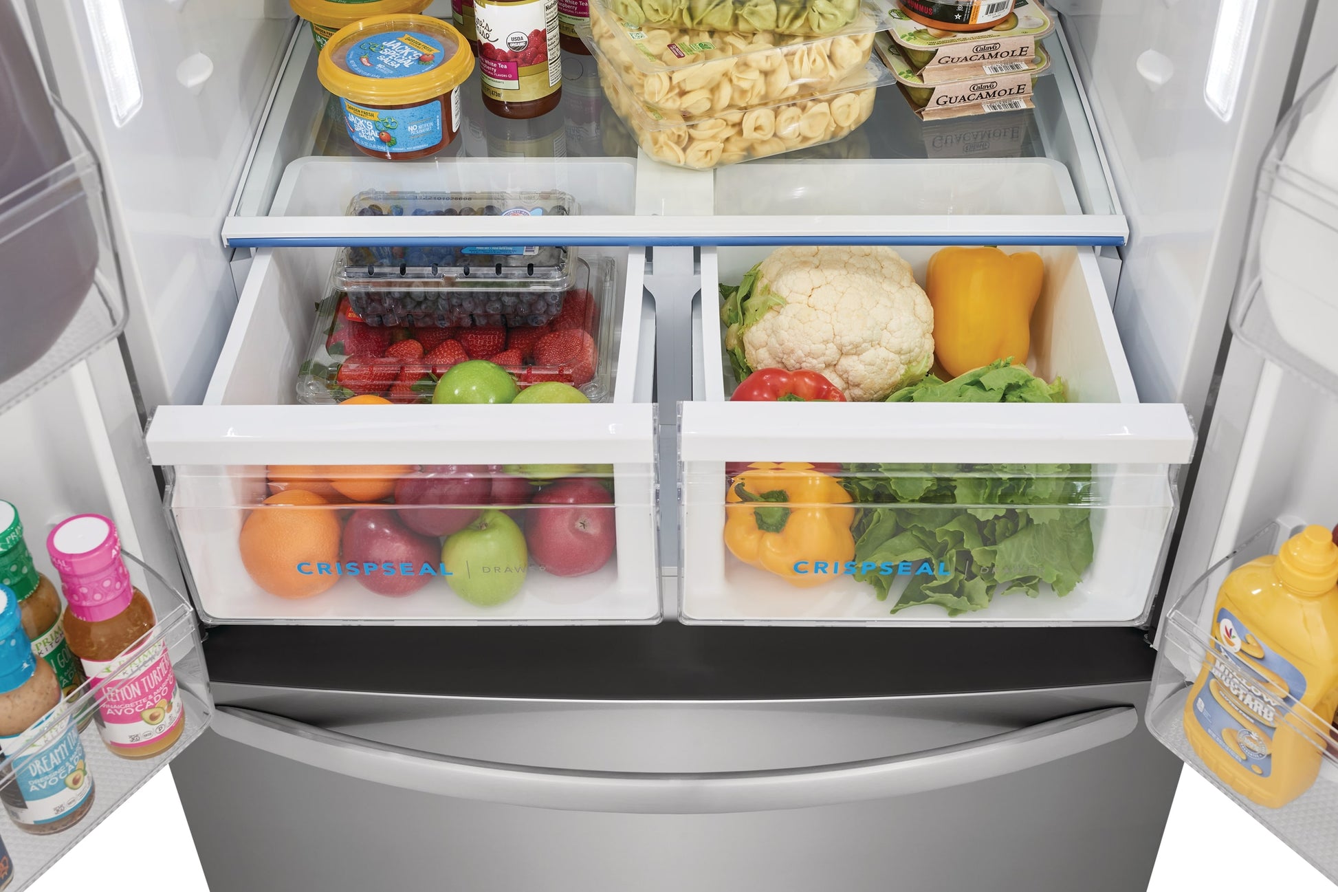 Frigidaire Counter-Depth 17.6-cu ft 3 -Door 31-in Wide with Ice Maker ( Fingerprint-Resistant Stainless Look ) ENERGY STAR Certified