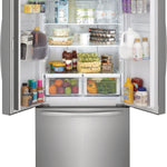 Frigidaire Counter-Depth 17.6-cu ft 3 -Door 31-in Wide with Ice Maker ( Fingerprint-Resistant Stainless Look ) ENERGY STAR Certified