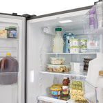 Frigidaire Counter-Depth 17.6-cu ft 3 -Door 31-in Wide with Ice Maker ( Fingerprint-Resistant Stainless Look ) ENERGY STAR Certified