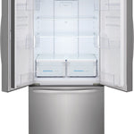 Frigidaire Counter-Depth 17.6-cu ft 3 -Door 31-in Wide with Ice Maker ( Fingerprint-Resistant Stainless Look ) ENERGY STAR Certified