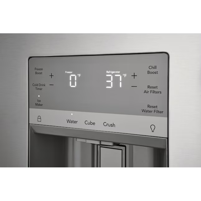 Frigidaire Gallery Counter-Depth 22.6cu French Door Refrigerator w/Dual Ice Maker - Water and Ice Dispenser (Fingerprint Resistant Stainless Steel) ENERGY STAR - CLEARANCED