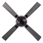 River of Goods 52-in Black Indoor Downrod or Flush Mount Ceiling Fan with Light (4-Blade)