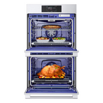 LG STUDIO InstaView 30-in Smart Compatible Double Electric Wall Oven with Air Fry Self-cleaning (PrintProof Stainless Steel), WDES9428F *HD2510, Retail: $4,599.00, FINAL PRICE: $2,199.99 + TAX