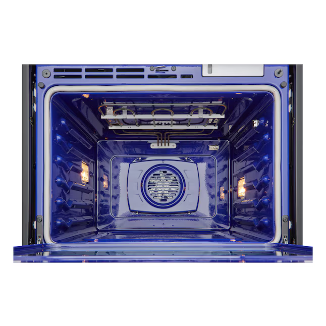 LG STUDIO InstaView 30-in Smart Compatible Double Electric Wall Oven with Air Fry Self-cleaning (PrintProof Stainless Steel), WDES9428F *HD2510, Retail: $4,599.00, FINAL PRICE: $2,199.99 + TAX