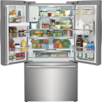 Frigidaire Gallery Counter-Depth 22.6cu French Door Refrigerator w/Dual Ice Maker - Water and Ice Dispenser (Fingerprint Resistant Stainless Steel) ENERGY STAR - CLEARANCED