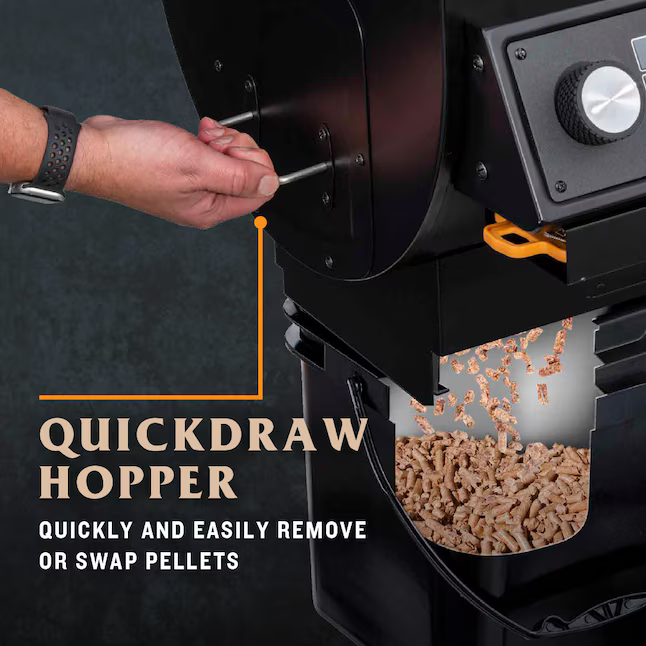 Oklahoma Joe's Rider DLX 900: L 906-Sq. in Black Pellet Grill, 22202154 *JR2509, Retail: $999.00, FINAL PRICE: $529.99 + TAX