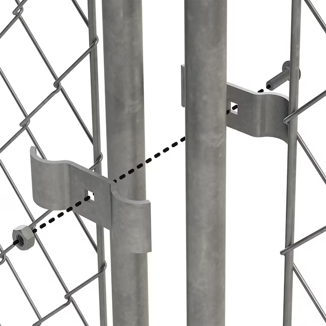 Pet Sentinel Chain Link Outdoor Unassembled Kennel for Any Pet Dog ( 10-ft L x 10-ft W x 6.0-ft H ), 830063  #476087 *JR2510, Retail: $389.00, FINAL PRICE: $199.99 + TAX