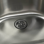Style Selections 21.4-in x 24.1-in 1 -Basin Light Gray Freestanding Utility tub with Cabinet with Drain with Faucet