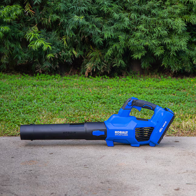 Kobalt Gen4 40-volt 520-CFM 120-MPH Battery Handheld Leaf Blower 4.0 Ah Battery Included Charger Included