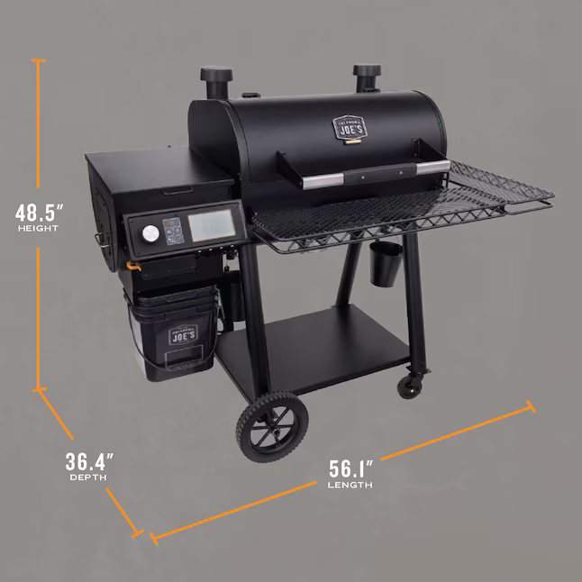 Oklahoma Joe's Rider DLX 900: L 906-Sq. in Black Pellet Grill, 22202154 *JR2509, Retail: $999.00, FINAL PRICE: $529.99 + TAX