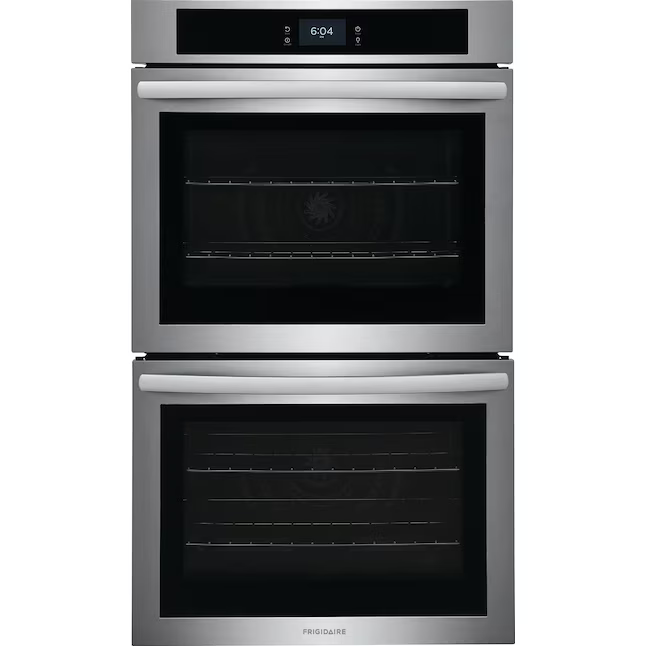 Frigidaire 30-in Double Electric Wall Oven with Self-cleaning (Fingerprint Resistant Stainless Steel), FCWD302LAF/A *HD2510, Retail: $2,799.00, FINAL PRICE: $1,299.99 + TAX