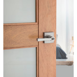 Baldwin Prestige Spyglass Satin nickel Interior or Bed/Bath Privacy Door Handle
