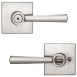 Baldwin Prestige Spyglass Satin nickel Interior or Bed/Bath Privacy Door Handle