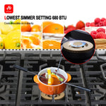ZLINE KITCHEN & BATH Professional 36-in 6 burners Stainless Steel Gas Cooktop
