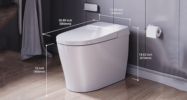 VYL50 Duko Smart Toilet with Bidet Built In, FINAL PRICE: $599.99 + Tax