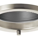 Kichler Marita Brushed Nickel and Silver Baffle Recessed Light Trim (Fits Housing Diameter: 4-in), 855666